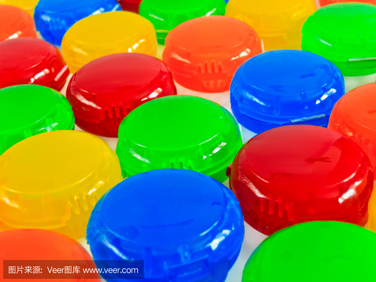 彩色塑料藥片