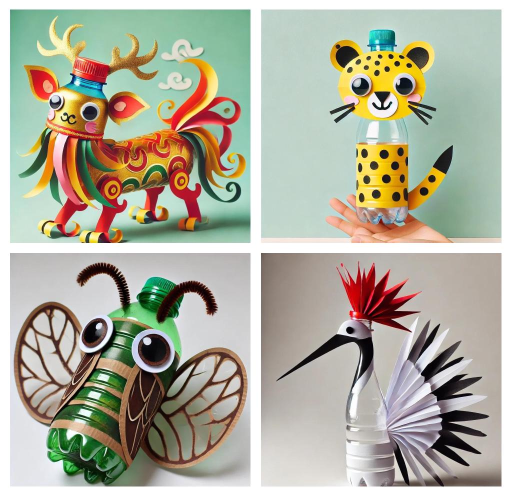 塑料瓶變動(dòng)物樂(lè)園!